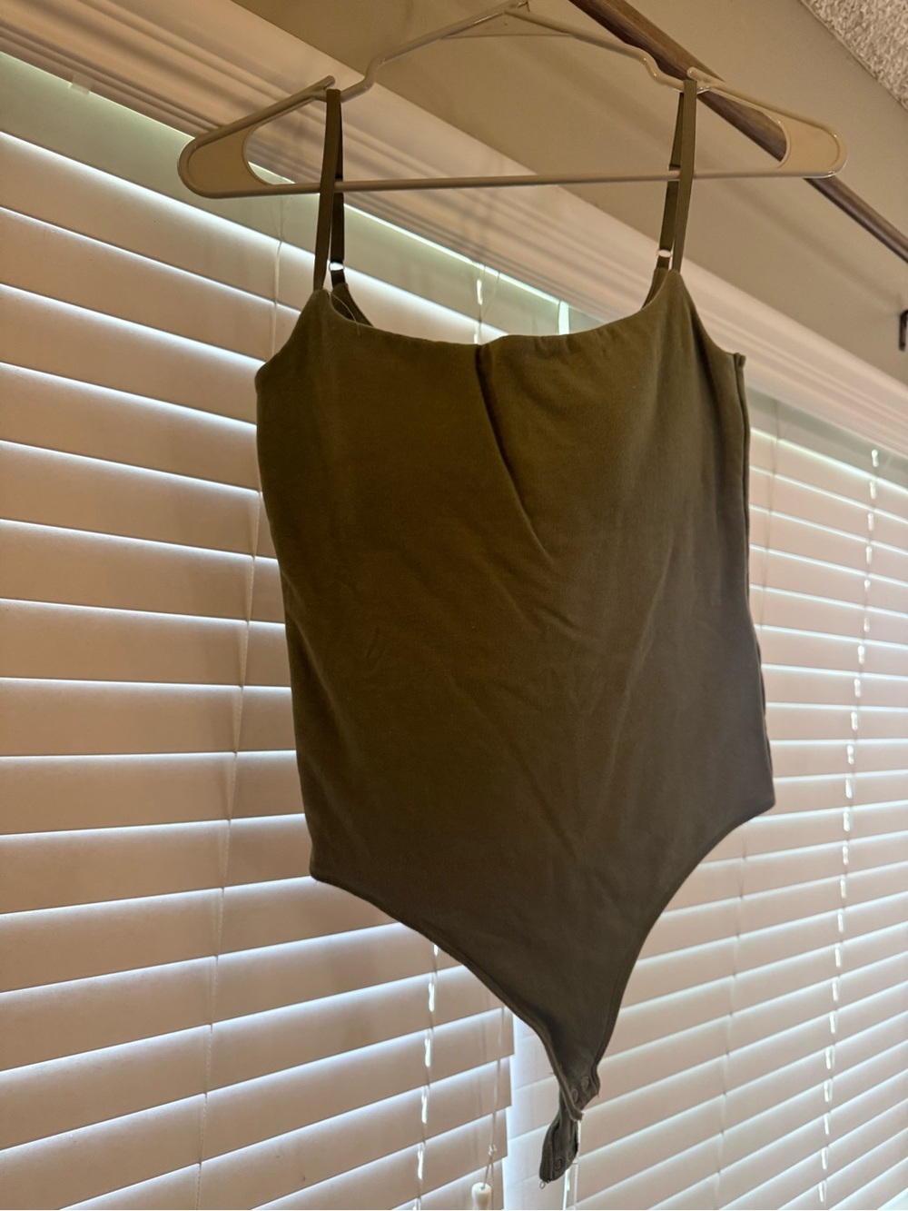 Abercrombie & Fitch Olive Green 90s Bodysuit